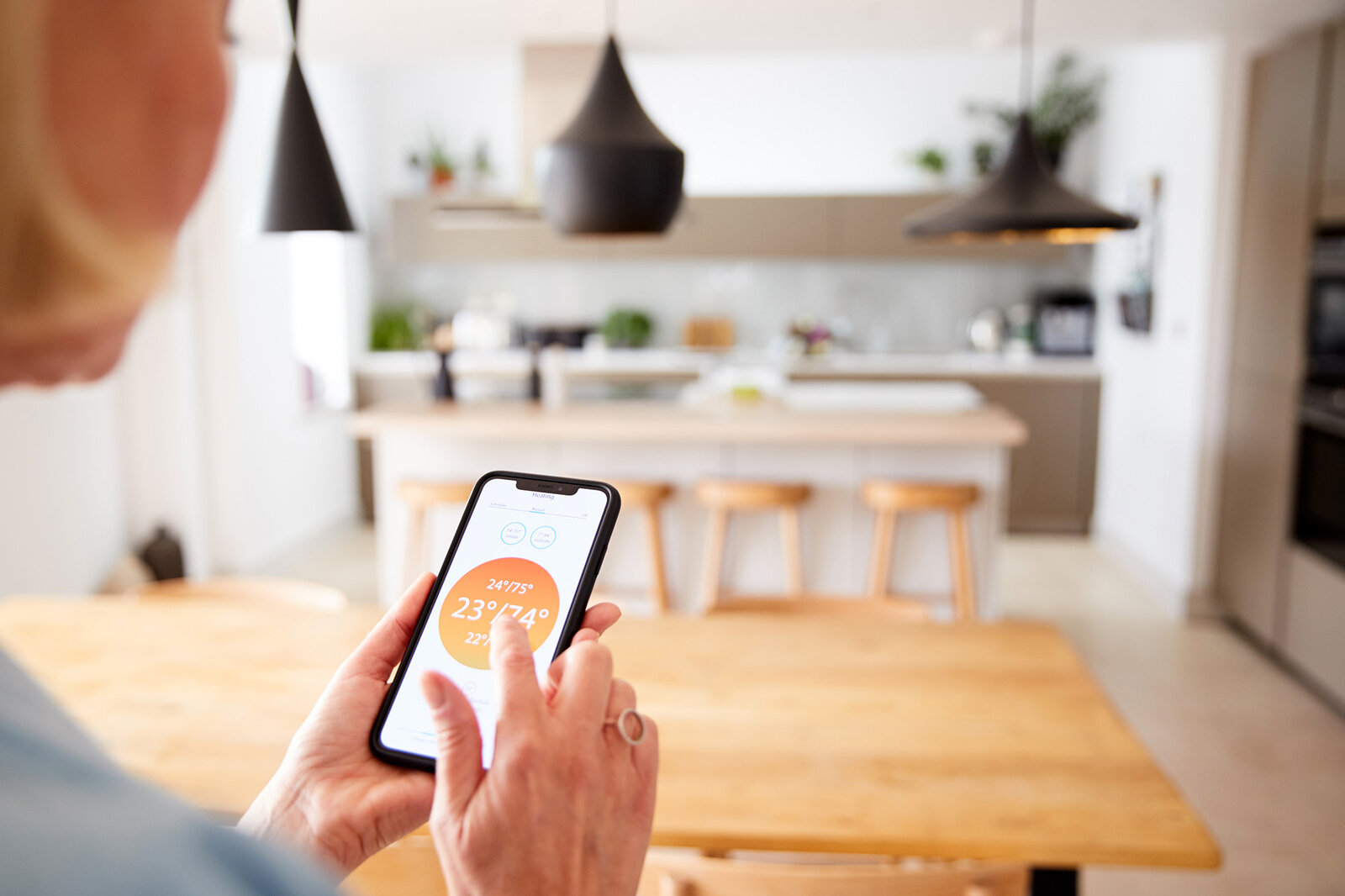 Steuerung der Wärmepumpe per App